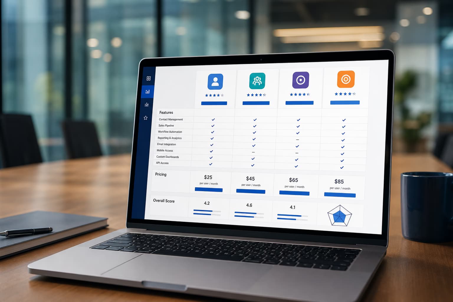 CRM systems comparison – overview of HubSpot, Salesforce, Pipedrive, Microsoft Dynamics and Odoo CRM