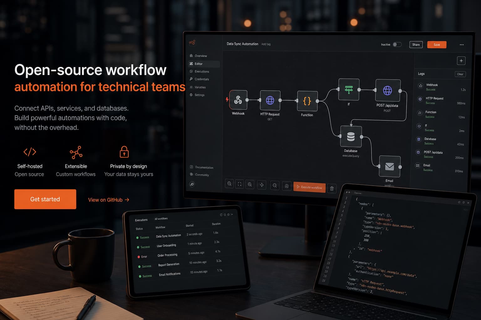 n8n Workflow-Automatisierung – self-hosted und DSGVO-konform