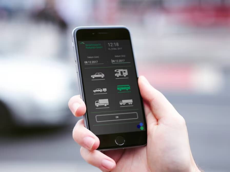 Mobiles Kassensystem für Parkplätze