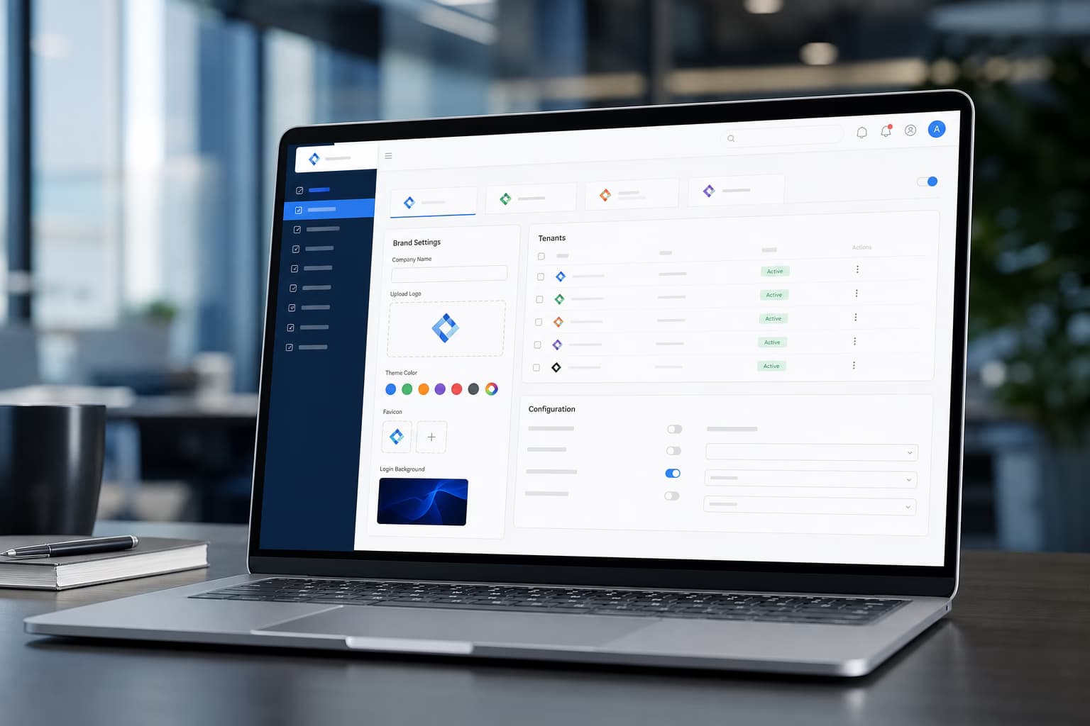 White-Label-Plattform – modulare SaaS-Lösung mit Branding-Optionen, Multi-Tenant-Architektur und Reseller-Setup