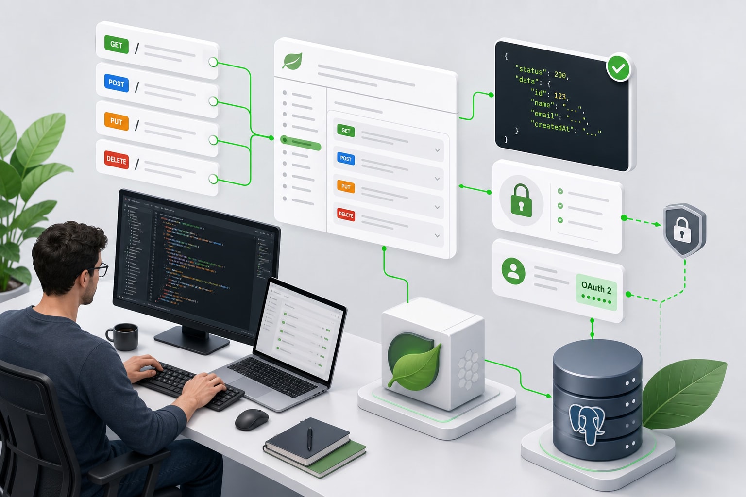 Spring Boot API-Entwicklung – REST, OpenAPI, OAuth2 und Datenbankanbindung