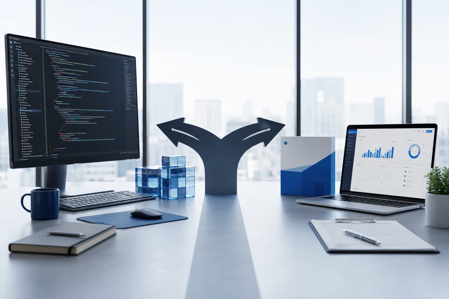 Individualsoftware vs. Standardsoftware – Vergleich von Funktionsumfang, Kosten und Time-to-Market auf einer Waage Individualsoftware vs. Standardsoftware – Vergleich von Funktionsumfang, Kosten und Time-to-Market auf einer Waage