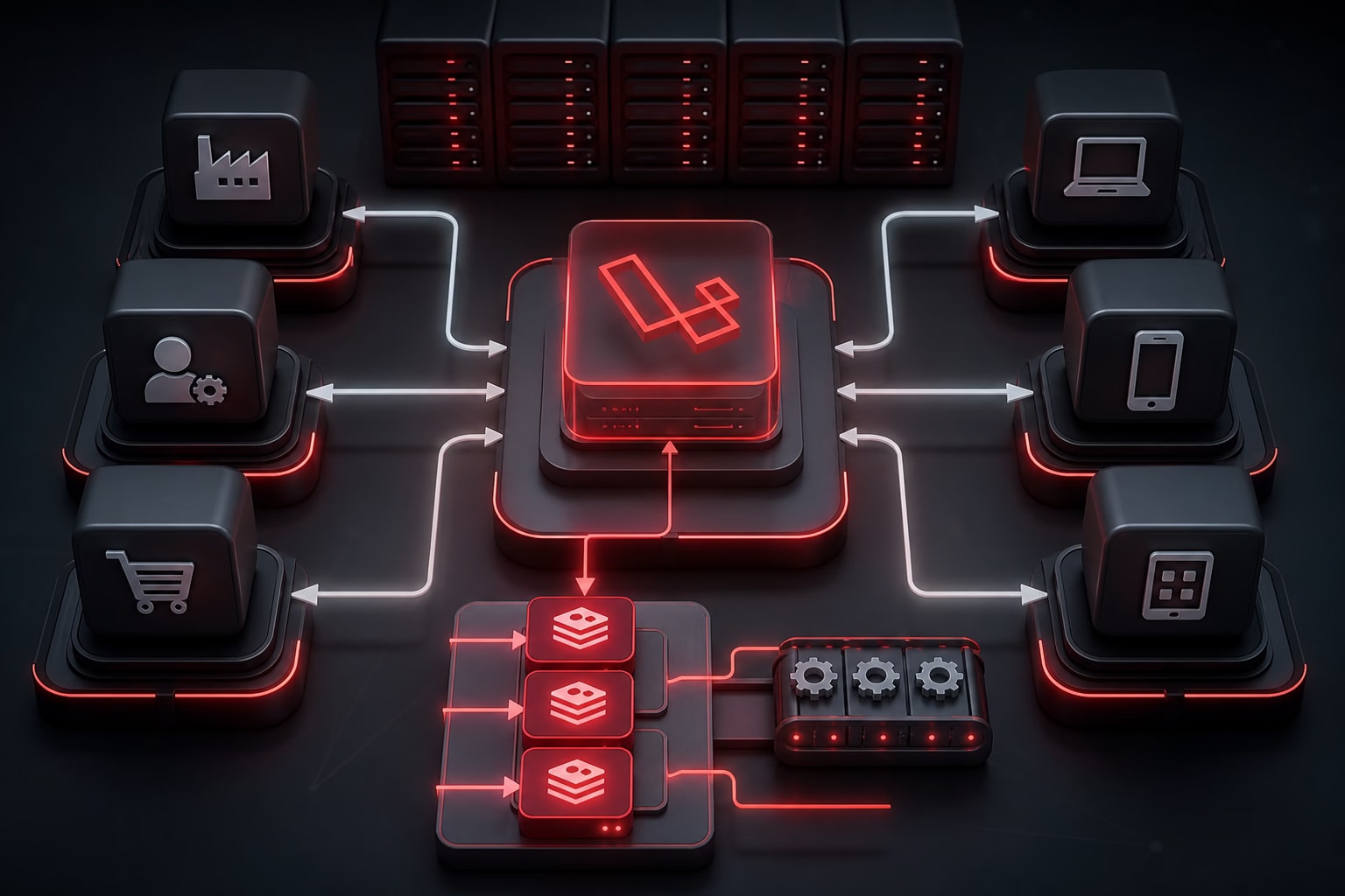 Laravel Enterprise-Integration – ERP, CRM, E-Commerce und Mobile-Apps verbinden