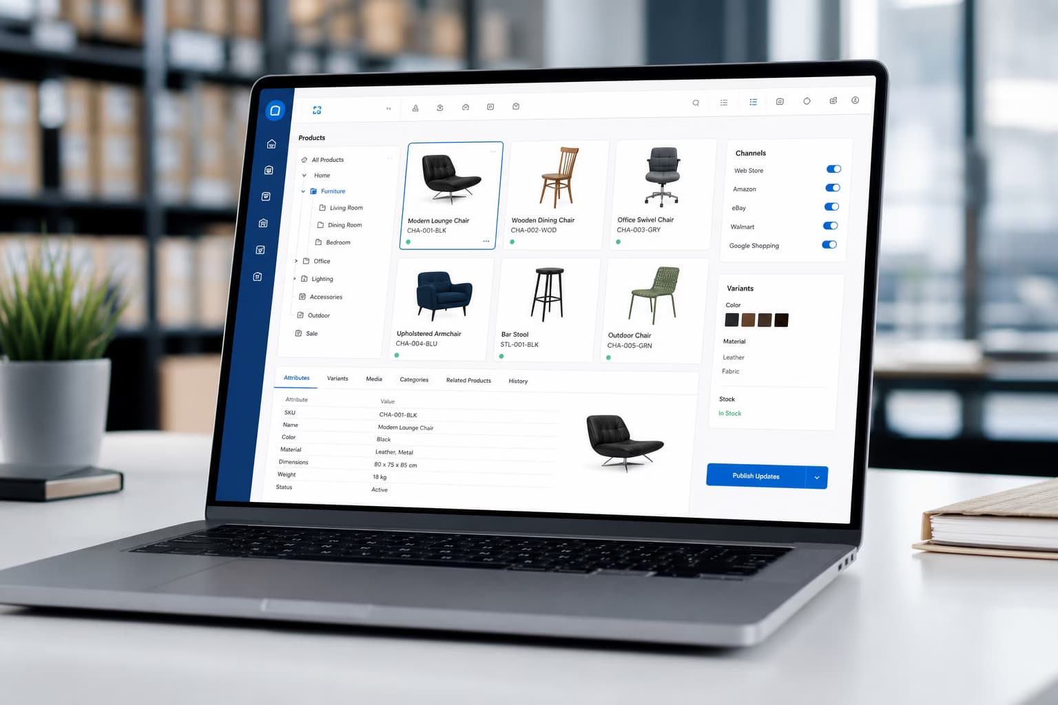 Produktkatalog-Software (PIM) – zentrale Produktdaten-Pflege mit Varianten, Bildern und Multi-Channel-Ausspielung Produktkatalog-Software (PIM) – zentrale Produktdaten-Pflege mit Varianten, Bildern und Multi-Channel-Ausspielung