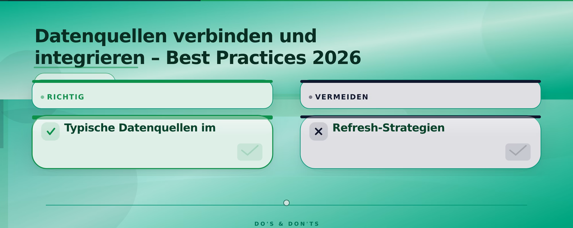 Datenquellen verbinden und integrieren – Best Practices 2026 – Business Intelligence Power BI für Mittelstand