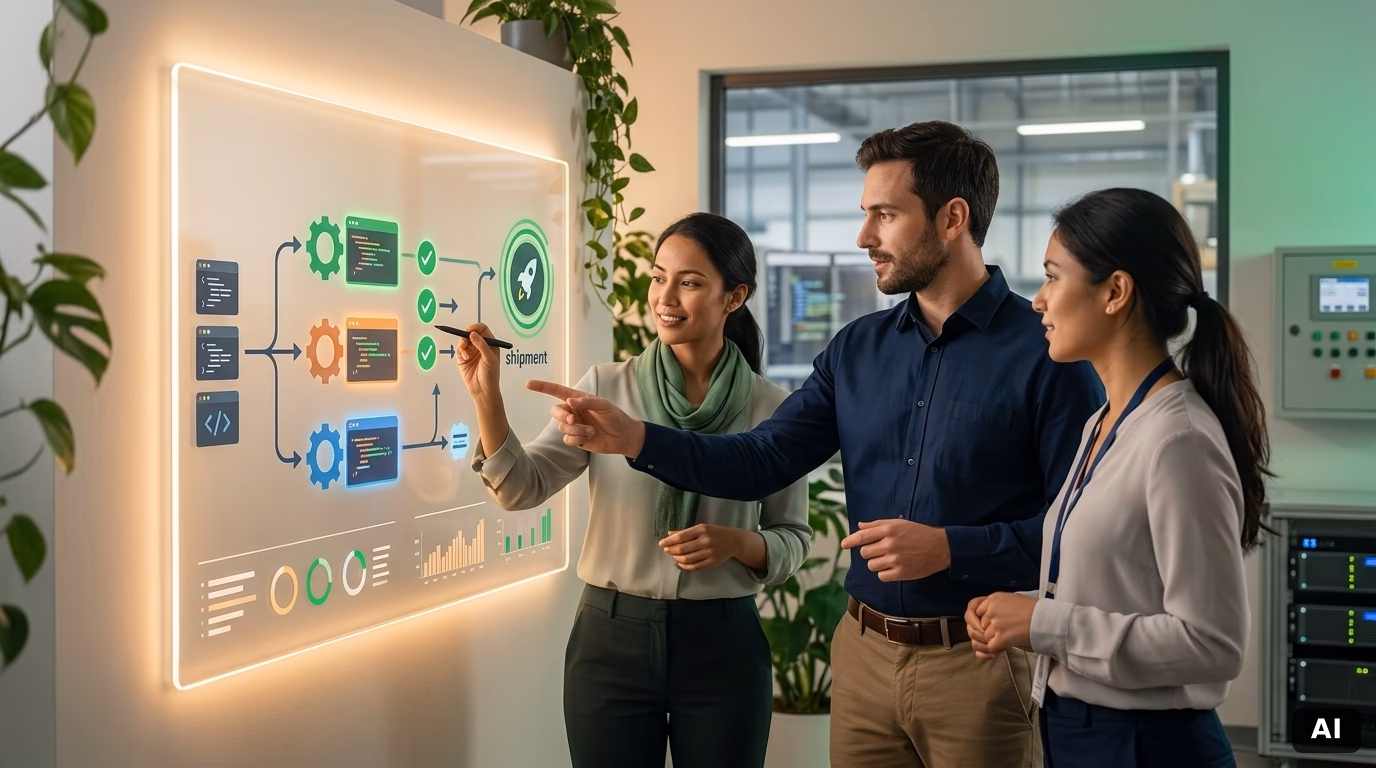 CI/CD Pipeline Aufbau DevOps Best Practices – Titelbild zum Artikel
