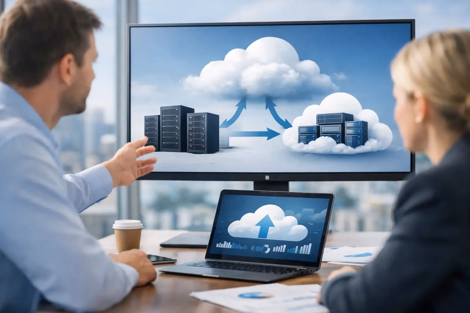 Cloud Migration für Unternehmen richtig planen – Titelbild