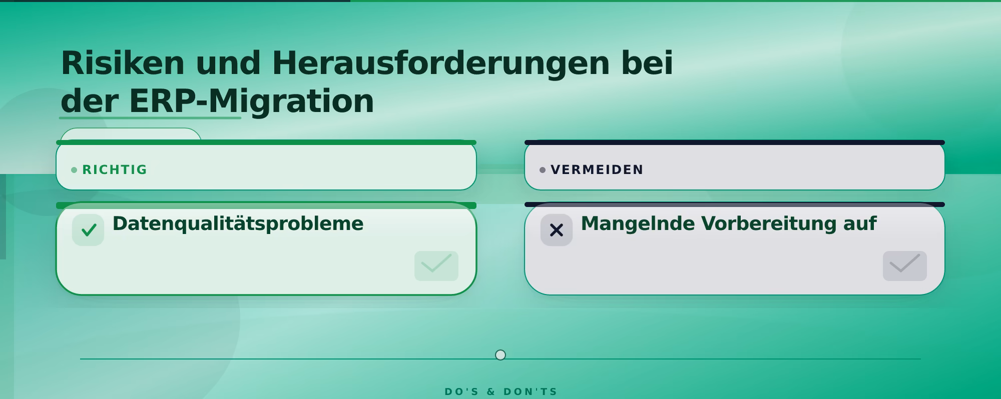 Risiken und Herausforderungen bei der ERP-Migration – Datenmigration zwischen ERP Systemen planen