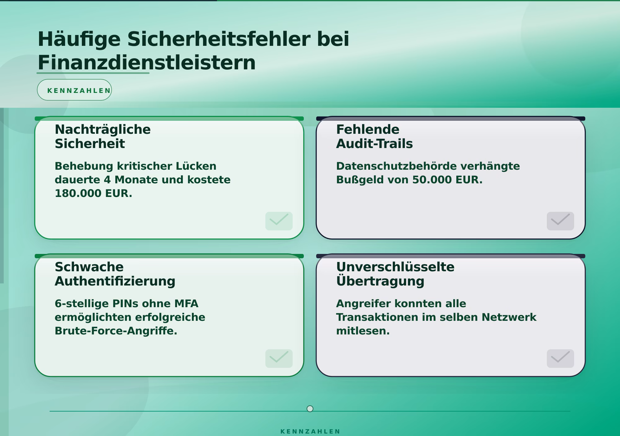 Häufige Sicherheitsfehler bei Finanzdienstleistern – Finanzdienstleistungen Software Sicherheit Compliance