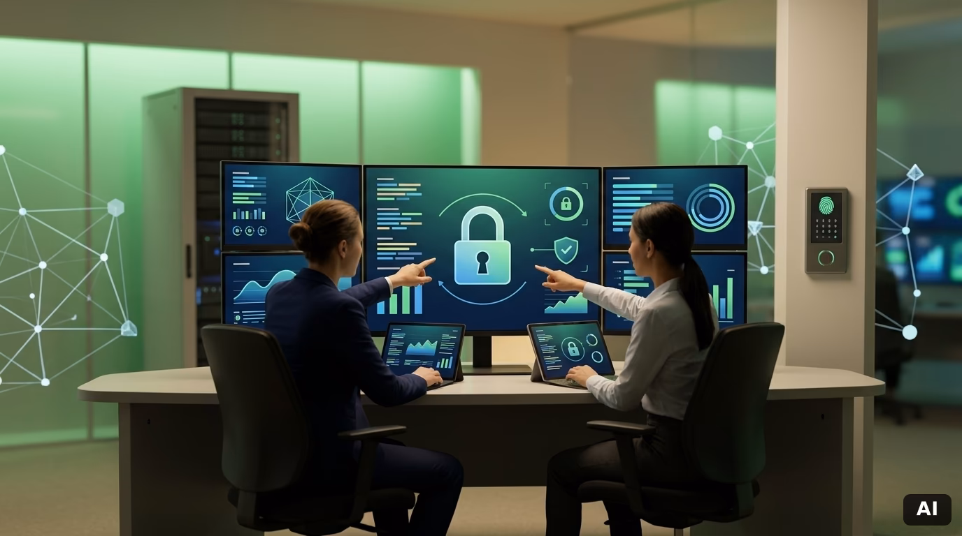 Finanzdienstleistungen Software Sicherheit Compliance – Ratgeber – Titelbild Finanzdienstleistungen Software Sicherheit Compliance – Ratgeber – Titelbild