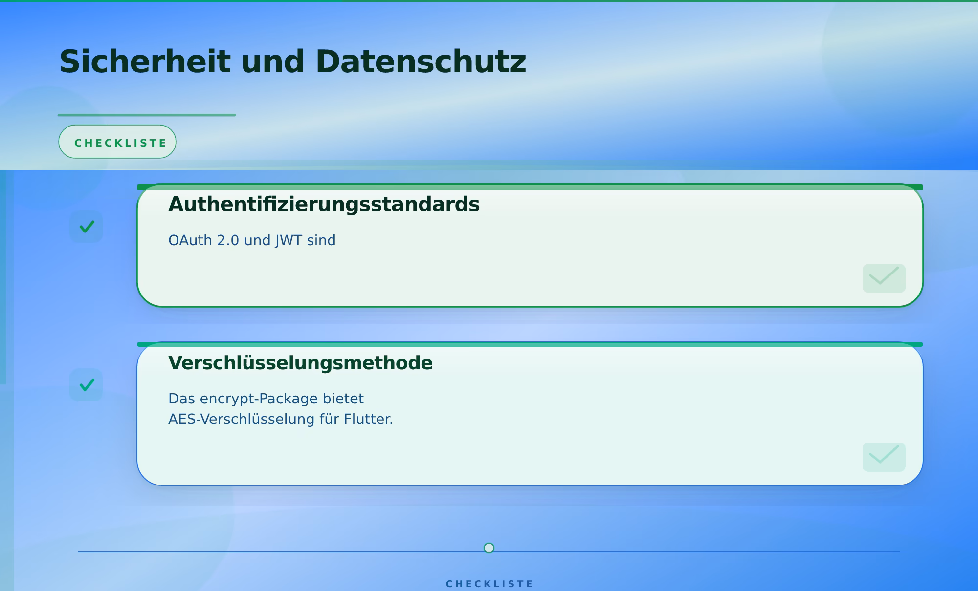 Sicherheit und Datenschutz – Flutter mobile App Entwicklung Mittelstand