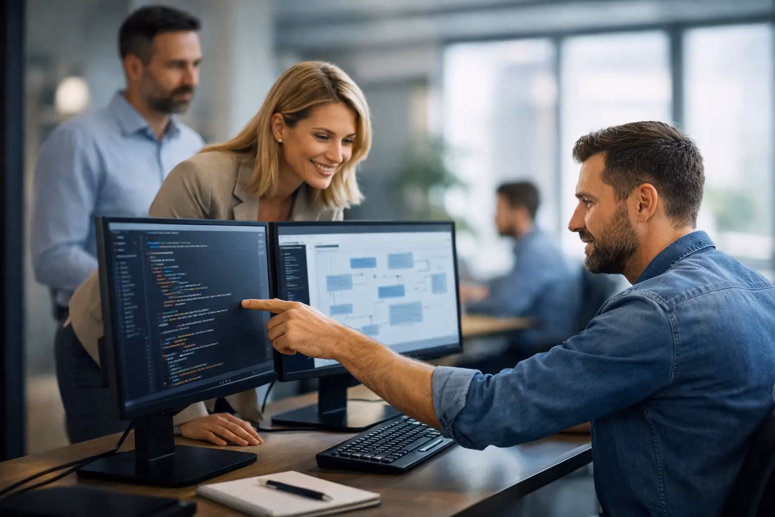 Individual software development in mid-sized businesses – title image Individual software development in mid-sized businesses – title image