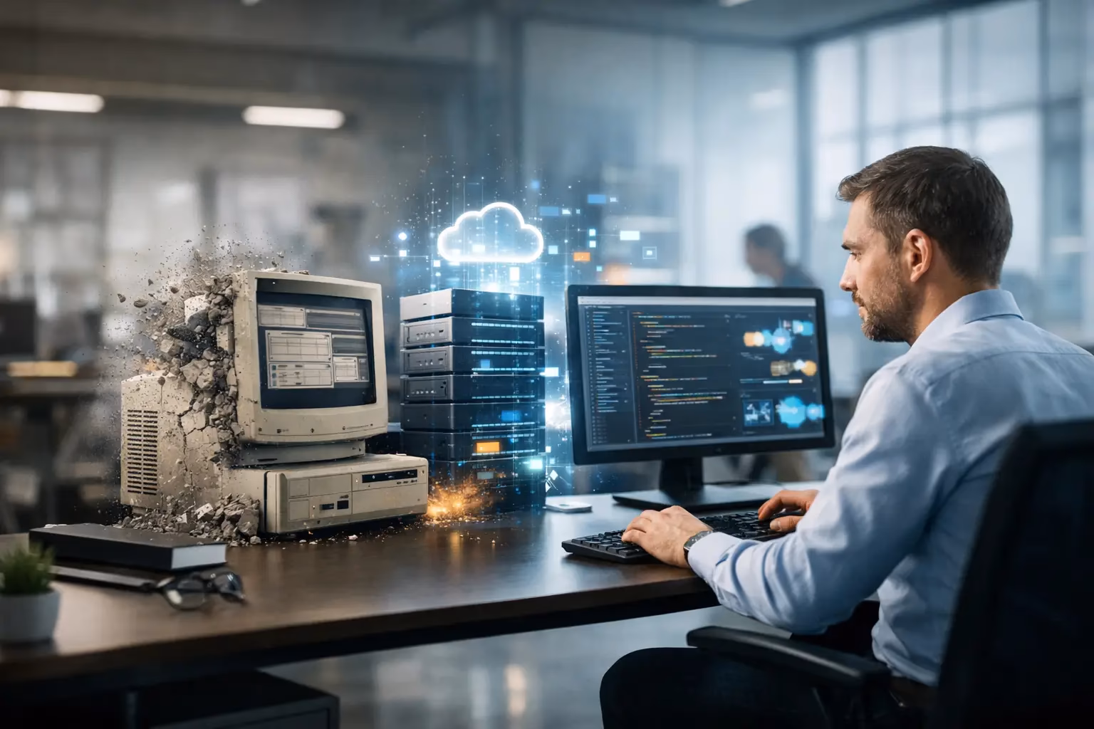 Legacy Software richtig modernisieren – Titelbild Legacy Software richtig modernisieren – Titelbild