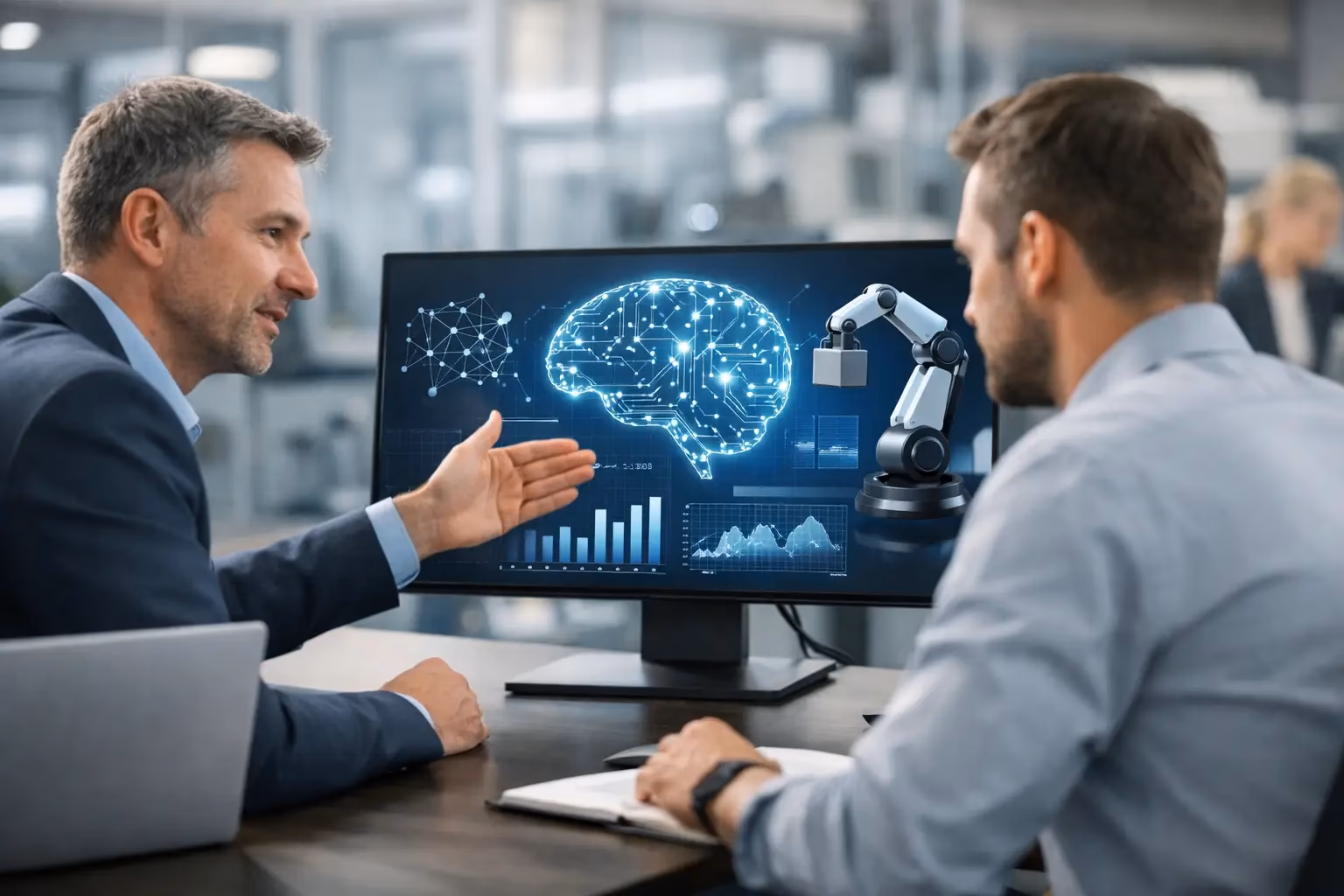 Machine Learning Use Cases in mid-sized businesses – Title Image Machine Learning Use Cases in mid-sized businesses – Title Image