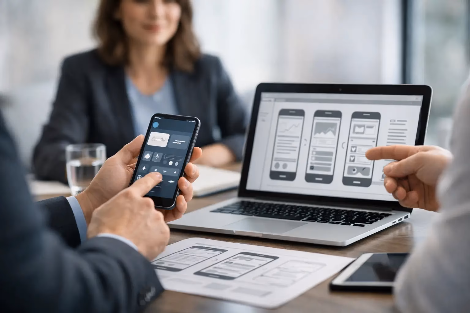Create mobile app for companies – Title