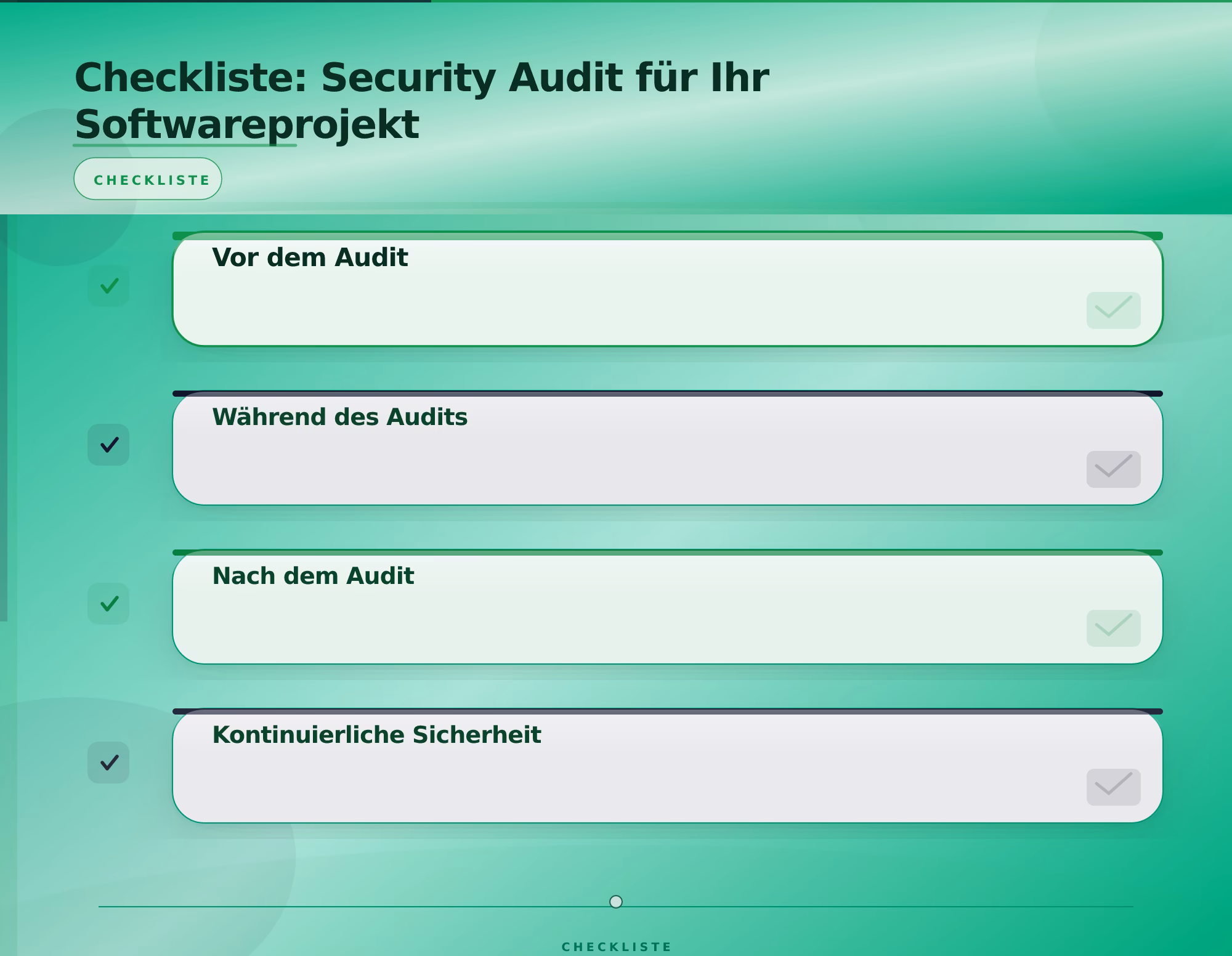 Checkliste: Security Audit für Ihr Softwareprojekt – Security Audit für Softwareprojekte durchführen