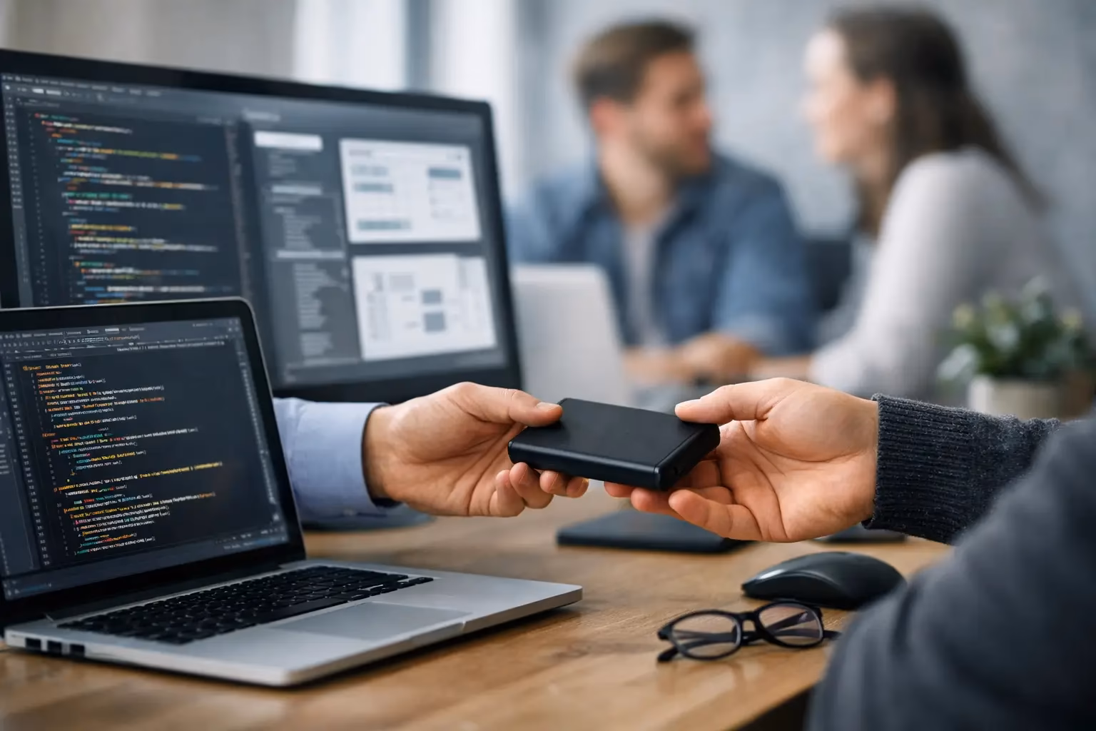 Softwareentwicklung mit Quellcode-Übergabe – Titelbild