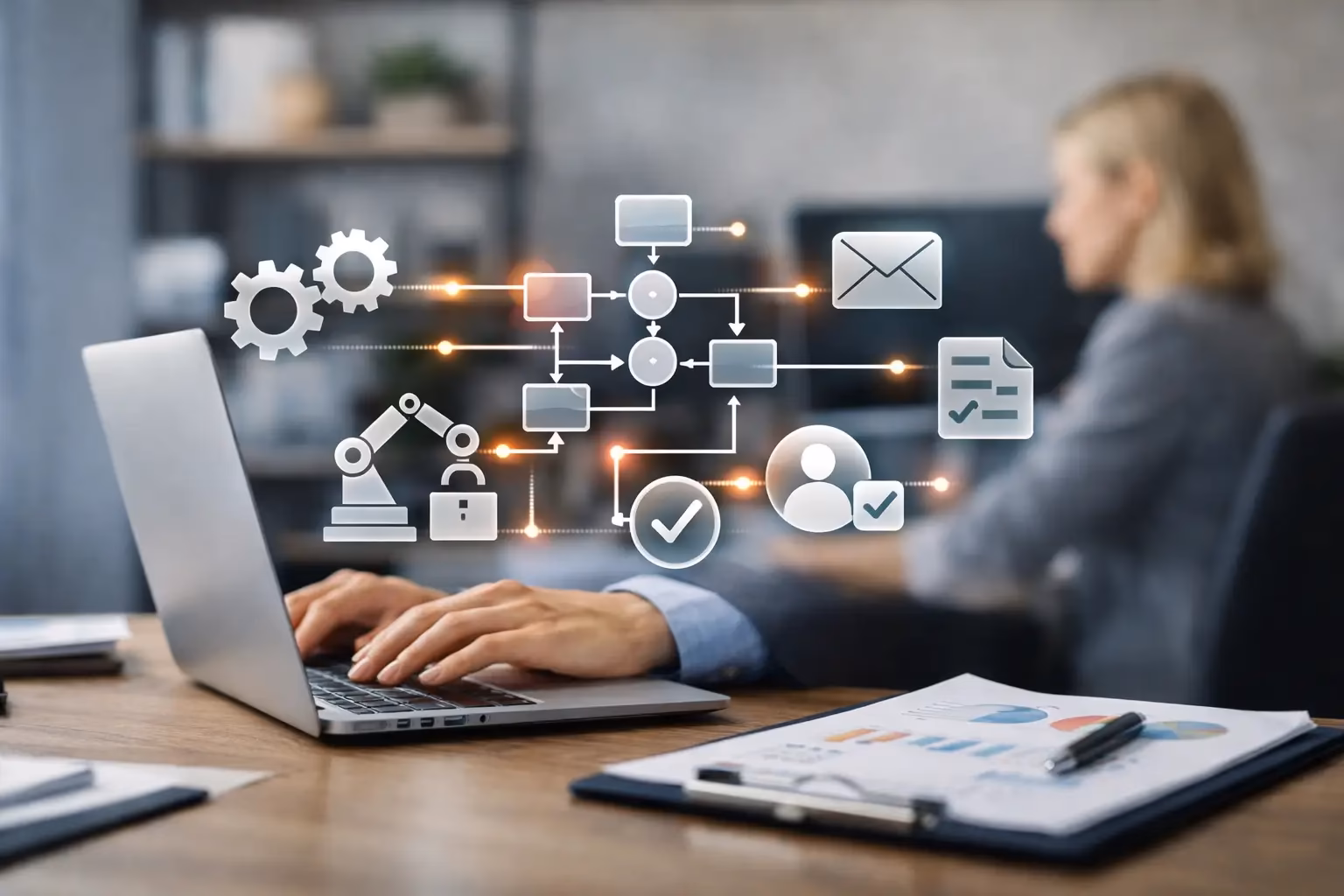10 Workflow-Automatisierung Beispiele für Unternehmen – Titelbild