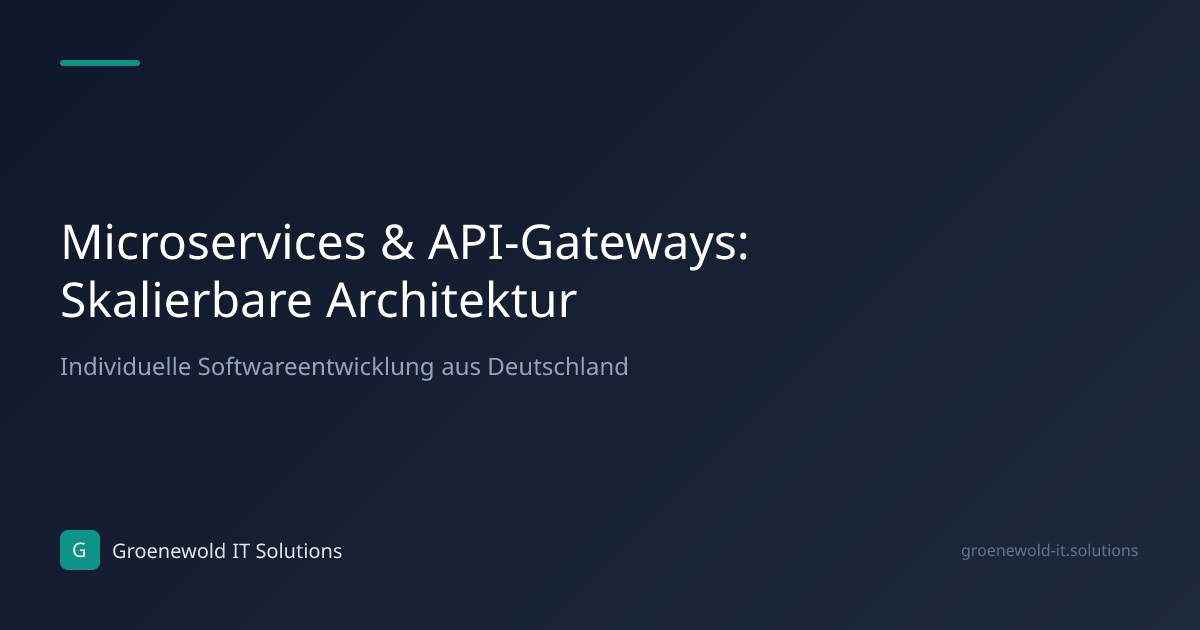 Fachartikel: Microservices & API-Gateways:…