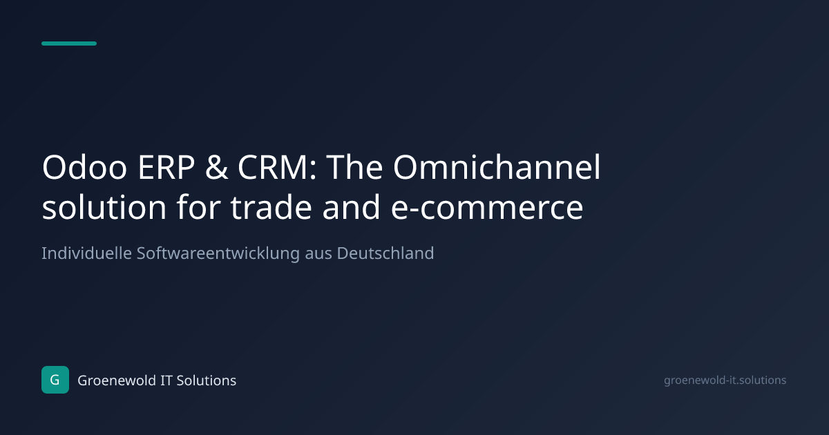 Article: Odoo ERP & CRM: The Omnichannel solution for…