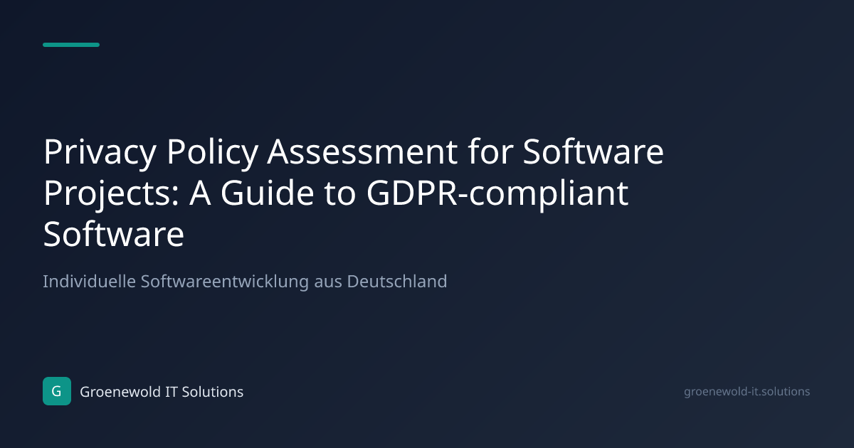 Article: Privacy Policy Assessment for Software…