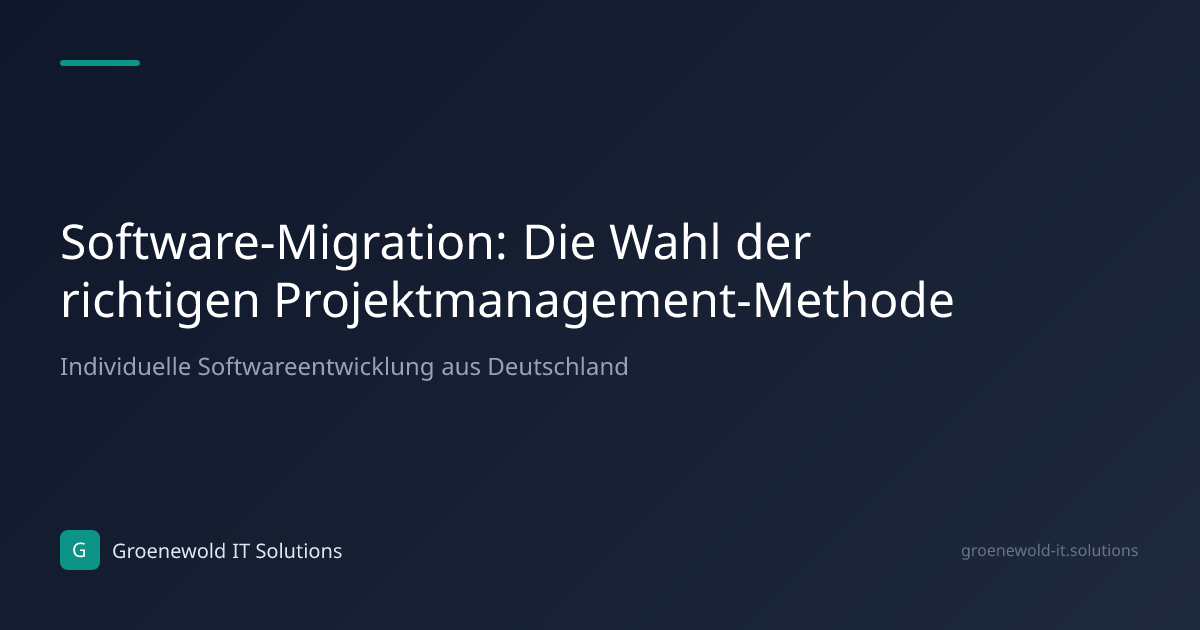 Fachartikel: Software-Migration: Die Wahl der…