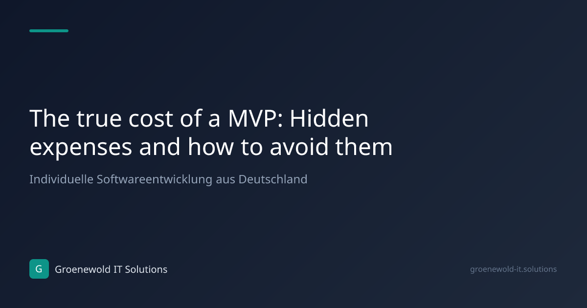 Article: The true cost of a MVP: Hidden expenses and how…
