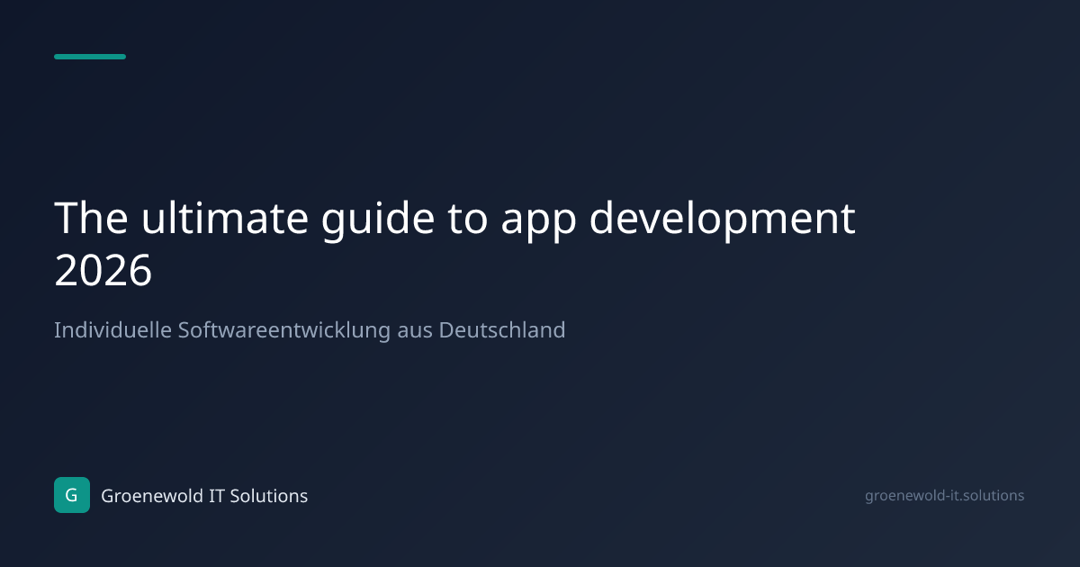 Article: The ultimate guide to app development 2026